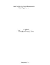 Ekologinis ūkininkavimas kursinis darbas