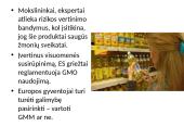 Požiūris į genetiškai modifikuotus produktus 6 puslapis