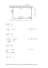 Plokščio statiškai išsprendžiamo rėmo skaičiavimas 3 puslapis