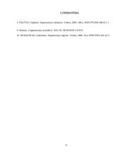 Organizacija. Vadybos projektinis darbas 15 puslapis