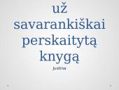 Atsiskaitymas už savarankiškai perskaitytą knygą