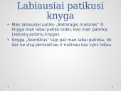 Atsiskaitymas už savarankiškai perskaitytą knygą 7 puslapis