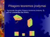 Pitagoro teorema skaidrės 4 puslapis