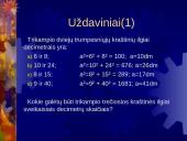 Pitagoro teorema skaidrės 10 puslapis