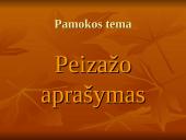 Pamoka ,,Peizažo aprašymas” 4 puslapis
