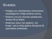 Patalpų užterštumas radonu 13 puslapis