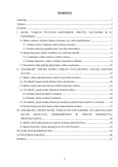 „Swedbank“ grupės bankų veiklos palyginamoji analizė Baltijos šalyse globalios finansų krizės kontekste 