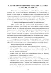 „Swedbank“ grupės bankų veiklos palyginamoji analizė Baltijos šalyse globalios finansų krizės kontekste  18 puslapis