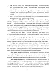 „Swedbank“ grupės bankų veiklos palyginamoji analizė Baltijos šalyse globalios finansų krizės kontekste  5 puslapis