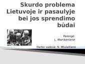 Skurdo problema Lietuvoje ir pasaulyje