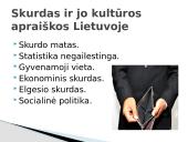 Skurdo problema Lietuvoje ir pasaulyje 6 puslapis