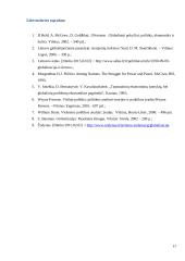 Viešosios politikos formavimas ir įgyvendinimas globalizmo sąlygomis 17 puslapis