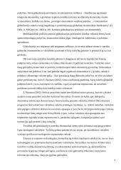 Viešosios politikos formavimas ir įgyvendinimas globalizmo sąlygomis 9 puslapis