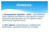 Kompleksinė logistika – (3PL) 17 puslapis