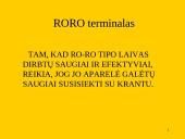 Roro terminalai ir jų krovos įrangos tipai 15 puslapis