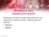 Gyventojų ir turto apsauga įvykus radiacinei avarijai 9 puslapis