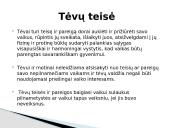 Vaikų bei tėvų tarpusavio teisės ir pareigos 11 puslapis