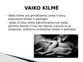 Vaikų bei tėvų tarpusavio teisės ir pareigos 5 puslapis