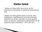 Vaikų bei tėvų tarpusavio teisės ir pareigos 10 puslapis