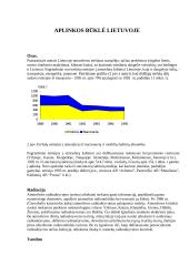 Pagrindinės aplinkosauginės problemos Lietuvoje 4 puslapis