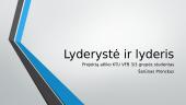 Lyderystė ir lyderis