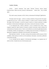 Archyvas - atminties institucija 2 puslapis