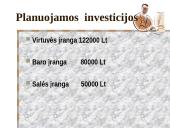 Verslo planas ,,Doro spageterija”  16 puslapis