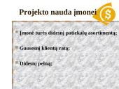 Verslo planas ,,Doro spageterija”  8 puslapis