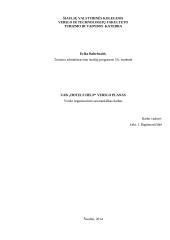 UAB „Hotels Help“ verslo planas