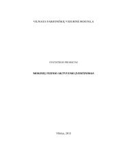 Fizinio aktyvumo įvertinimas