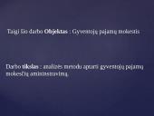 Gyventojų pajamų mokestis pristatymas 2 puslapis