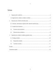 Organizacinių valdymų struktūrų projektavimas 2 puslapis