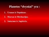 Saulės sistemos planetos pristatymas 18 puslapis