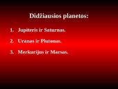 Saulės sistemos planetos pristatymas 20 puslapis