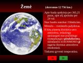 Saulės sistemos planetos pristatymas 6 puslapis