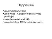 Jonas Aistis skaidrės 4 puslapis