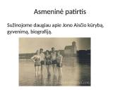 Jonas Aistis skaidrės 7 puslapis