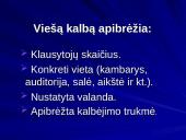 Viešųjų kalbų samprata, rūšys, struktūra 7 puslapis