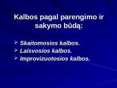 Viešųjų kalbų samprata, rūšys, struktūra 9 puslapis