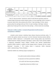 Įmonės UAB „X“ finansinė analizė 13 puslapis