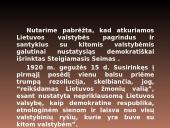 Lietuvos valstybės atkūrimas ir LR laikinoji konstitucija 4 puslapis