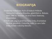 Nyčės filosofija pristatymas 4 puslapis