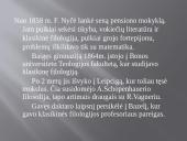 Nyčės filosofija pristatymas 5 puslapis