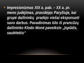 Impresionizmas pristatymas 2 puslapis