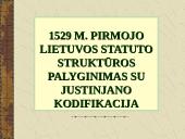 Teisės istorijos paskaita “Lietuvos Didžiosios Kunigaikštystės statutai”  11 puslapis