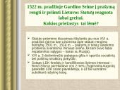 Teisės istorijos paskaita “Lietuvos Didžiosios Kunigaikštystės statutai”  5 puslapis