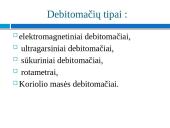 Debitomačių tipai ir veikimo principas 2 puslapis