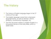 The English language 2 puslapis