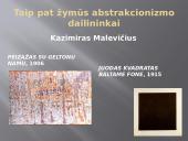 Abstrakcionizmas skaidrės 10 puslapis