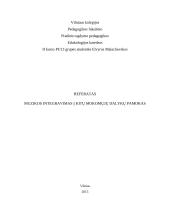 Muzikos integravimas į kitų mokomųjų dalykų pamokas